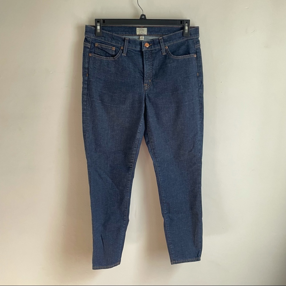 J. Crew 8" Toothpick Skinny Jeans Size 31